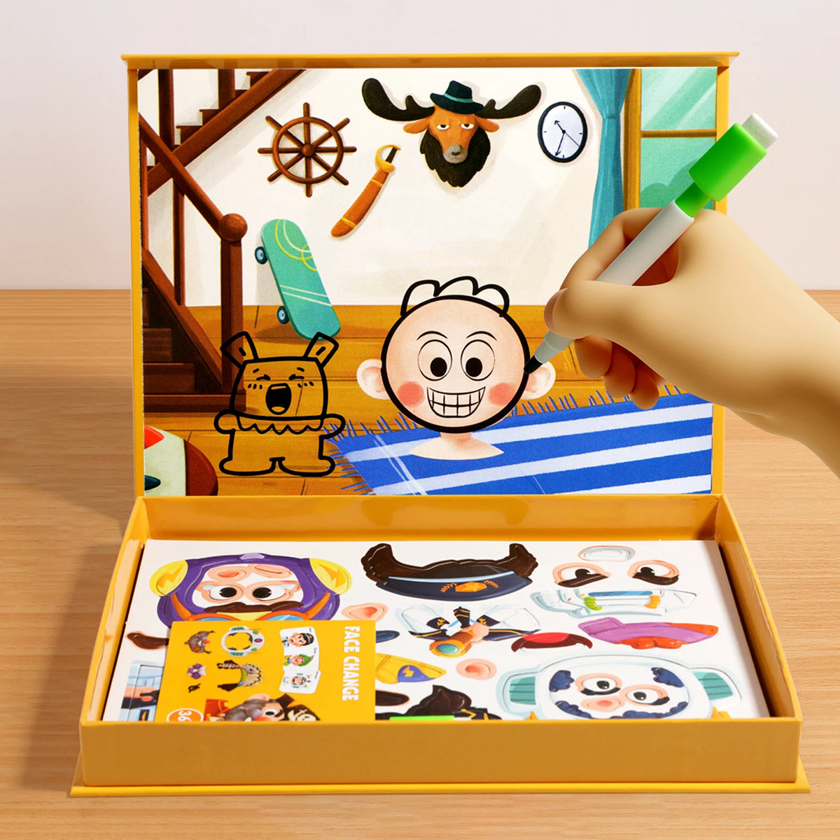 MagnaMind Magnetic Puzzle Book