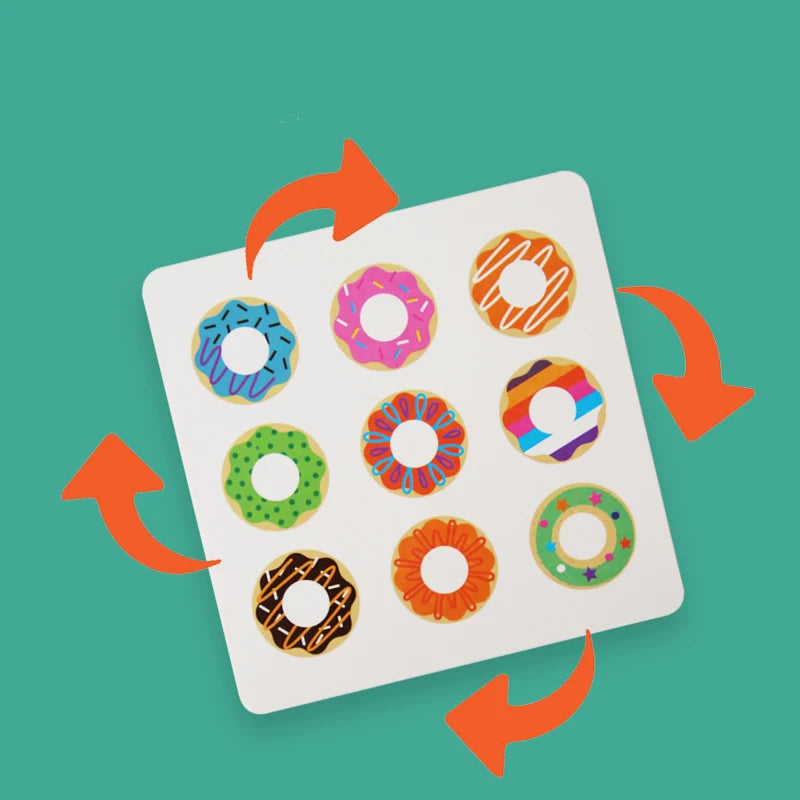 Wooden Doughnut Color Matching Puzzle, photo 4