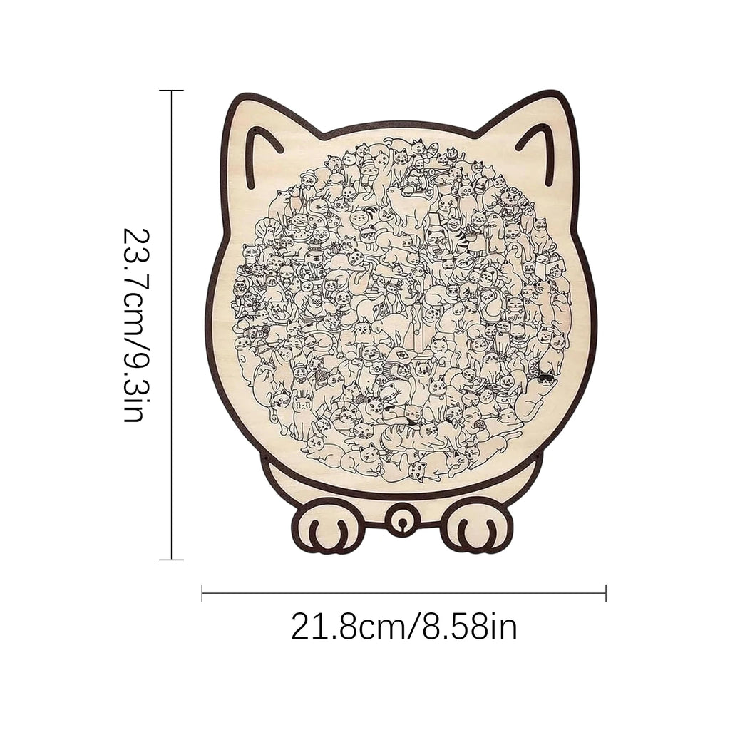 SereniCat™ 135-Piece Wooden Puzzle