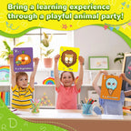 Interactive ABC Flash Cards with Animal Masks