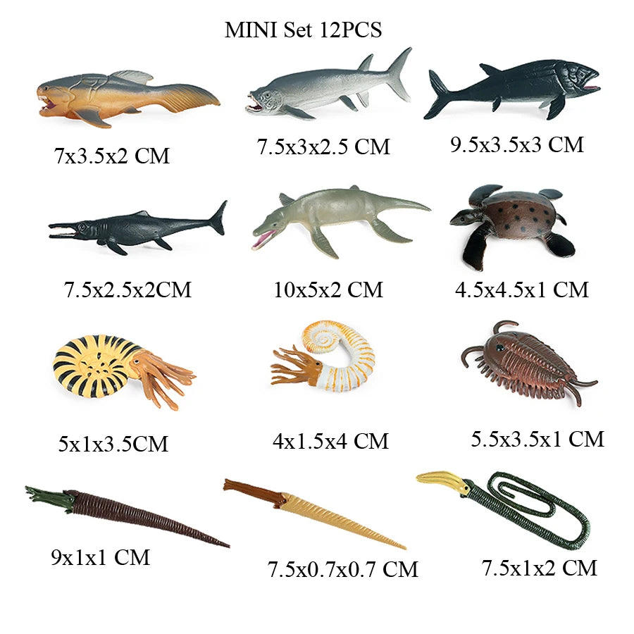 Realistic Ocean Animal Figurines Set