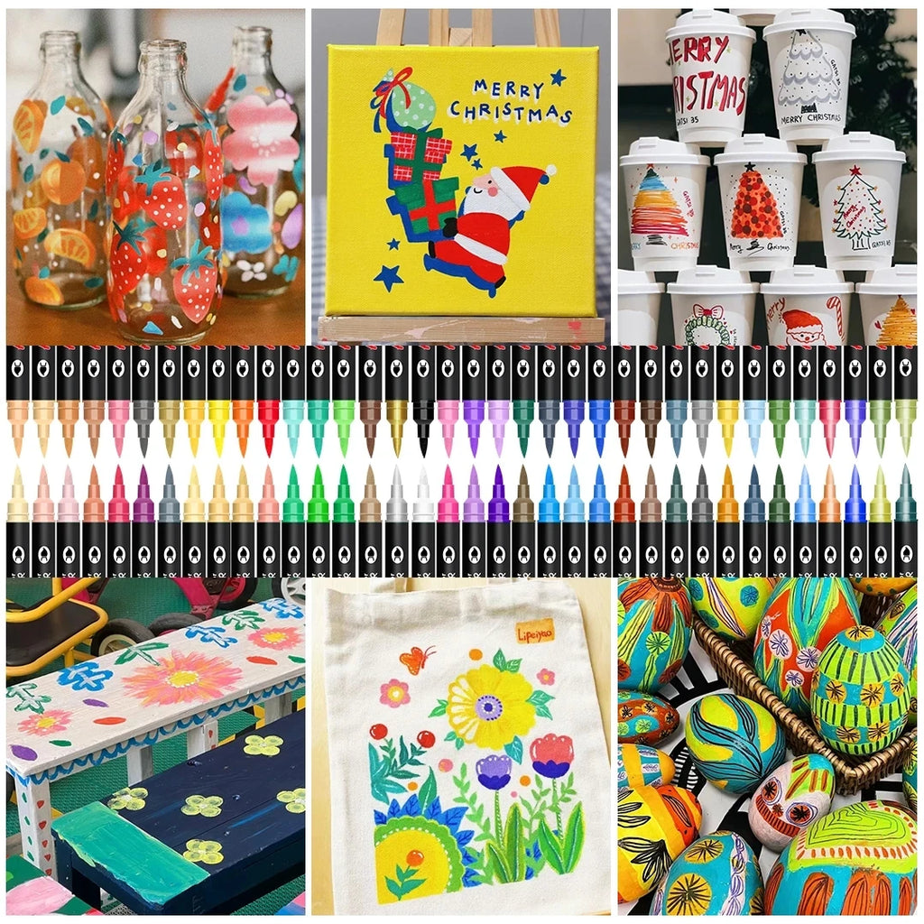 Artist's Dream Dual-Tip Acrylic Paint Markers