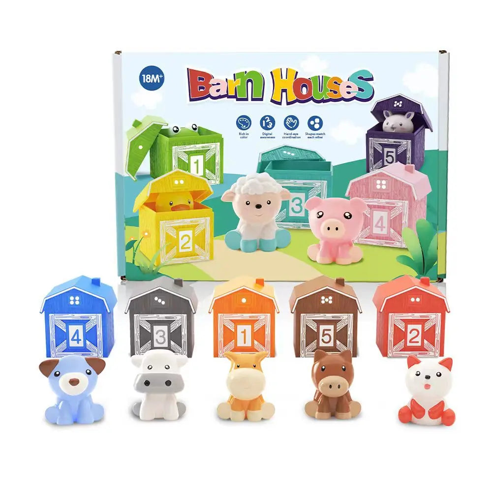 Farm Barn Finger Puppet Counting Set