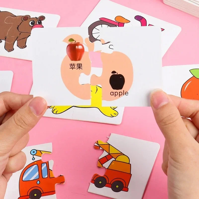Toddler Jigsaw Matching Cards (32 Pcs)