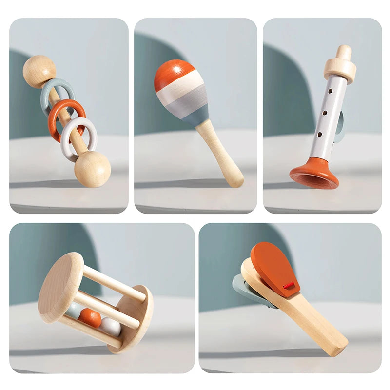 Wooden Baby Musical Instrument Set, photo 4