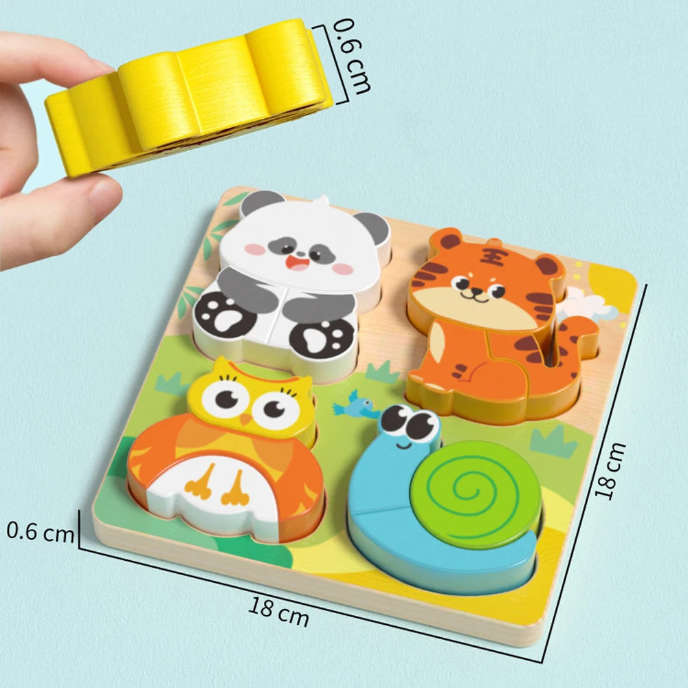 Wooden Animal Shape Puzzle (4 Designs), photo 3