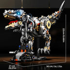 STEM Mechanical Jurassic Dinosaur Building Set – Motorized T-Rex Model