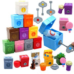 Montessori Farm Train Sorting & Locking Set