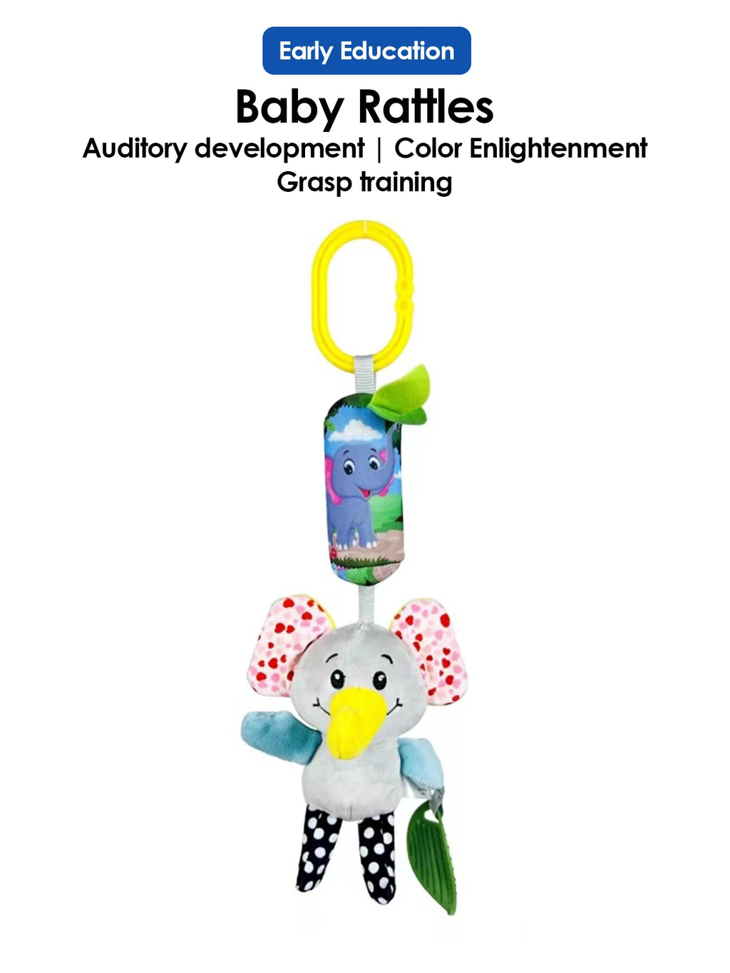 Hanging Animal Rattle with Bell