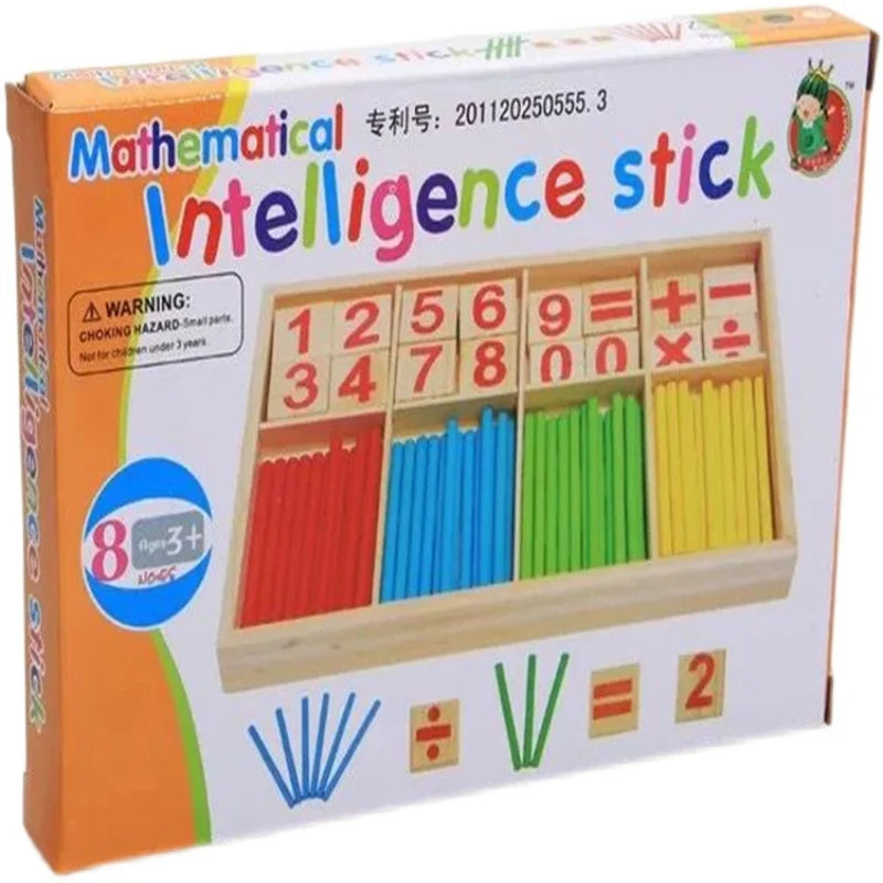 Montessori Education Wooden Counting Sticks