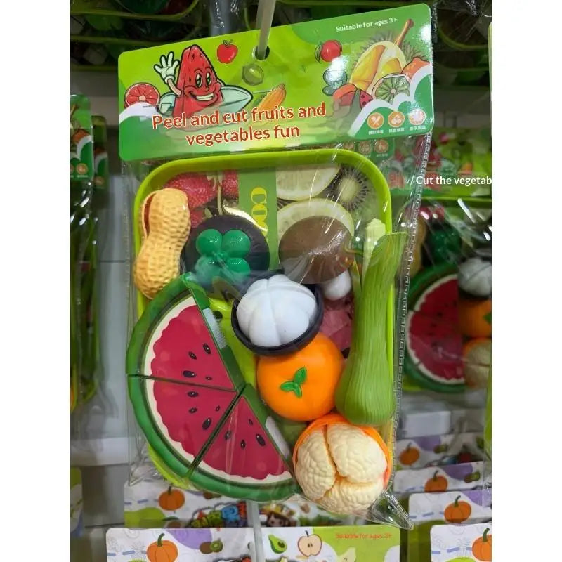 Toddler Chef Play Food Cutting Set