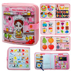 Montessori 3D Busy Book Story Cloth Activity Board