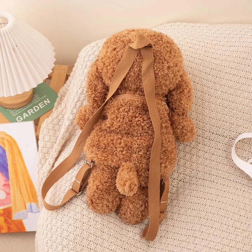 Plush Teddy Dog Backpack