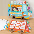 Bubble Magic Sticker Math Quiet Book