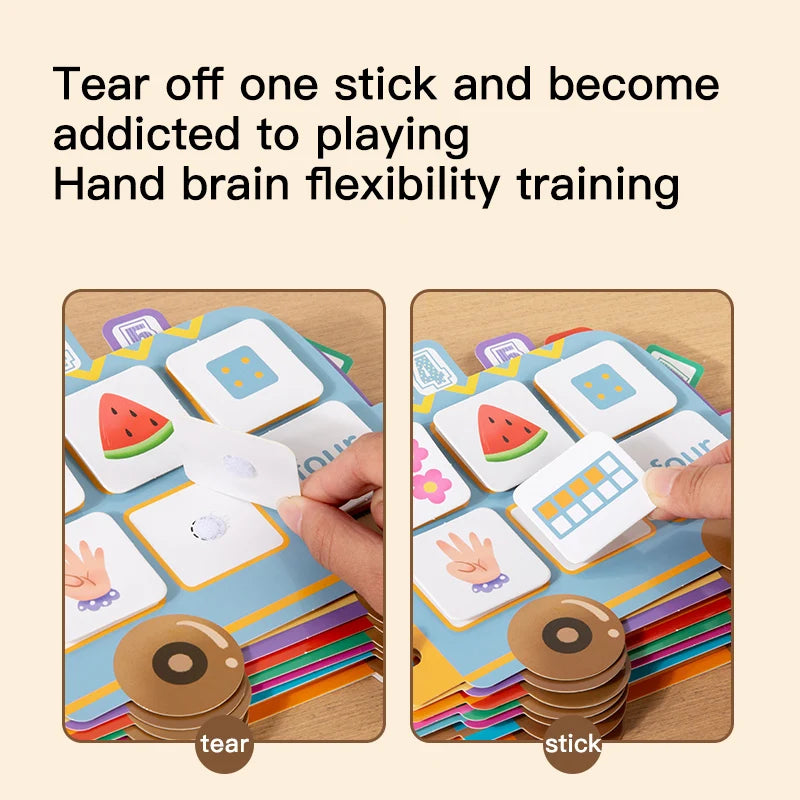 Bubble Magic Sticker Math Quiet Book