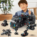 Warship Building Blocks Set