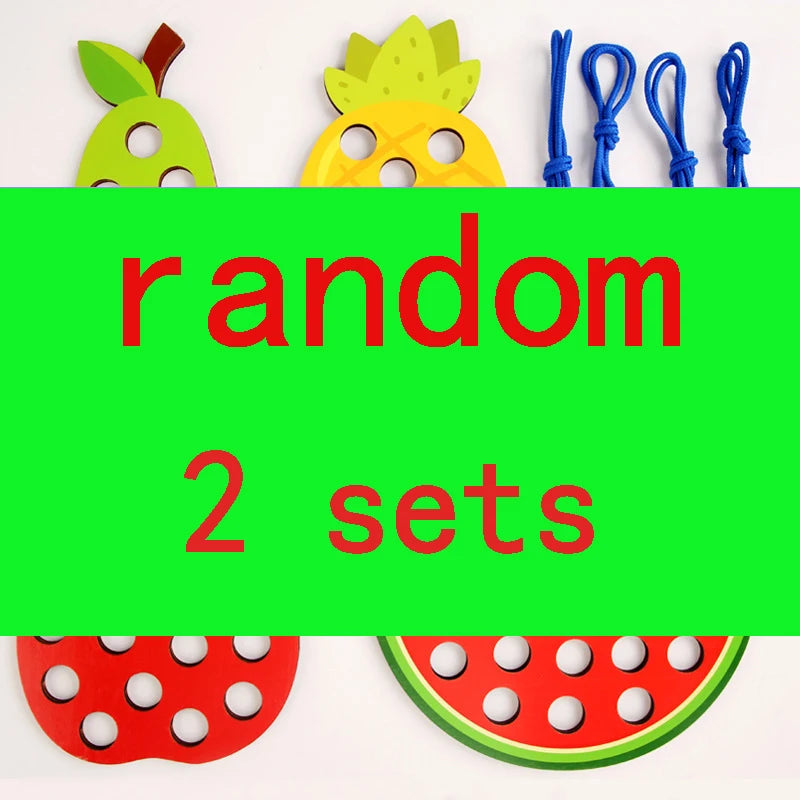 Wooden Fruit Lacing Boards