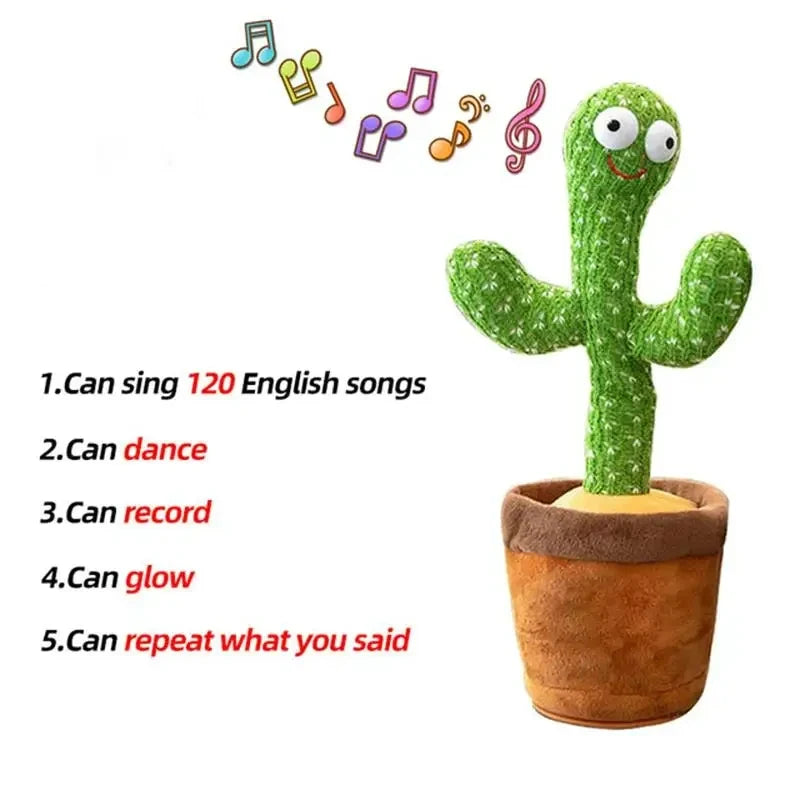 Singing Dancing Talking Cactus Toy