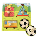 Montessori Wooden Puzzle Board for Toddlers