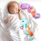 Musical Seahorse Baby Plush with Rattle and Crinkle