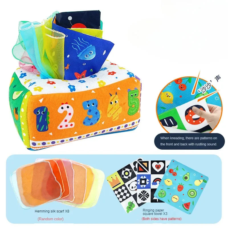 Baby Pull-Along Tissue Box Toy