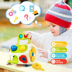 Montessori Busy Cube Sensory Activity Toy