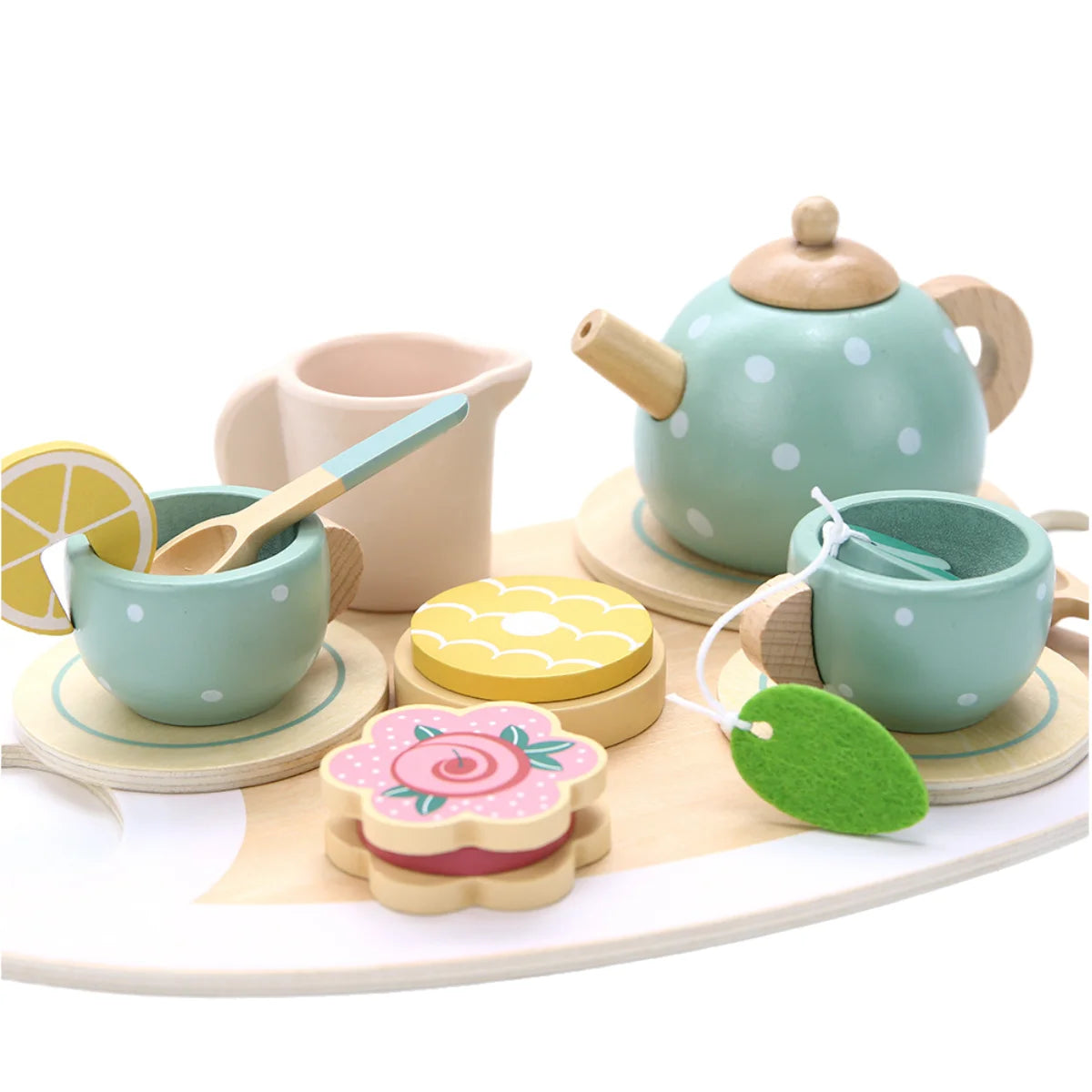 Wooden Afternoon Tea Pretend Play Set