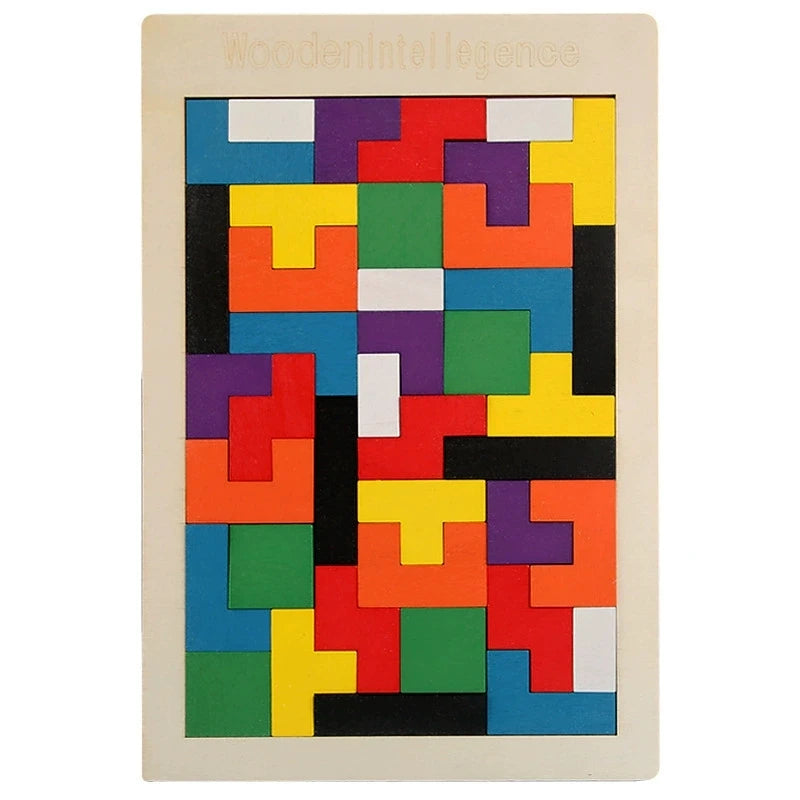 3-in-1 Montessori Wooden Puzzle Board, photo 6