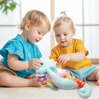 Musical Seahorse Baby Plush with Rattle and Crinkle