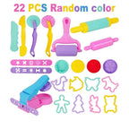 Play Dough Tool Kit with Animal and Shell Molds
