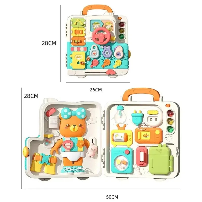 63-in-1 Montessori Car Busy Board