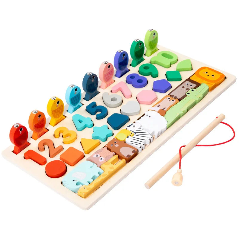 4-in-1 Montessori Wooden Busy Board, photo 5