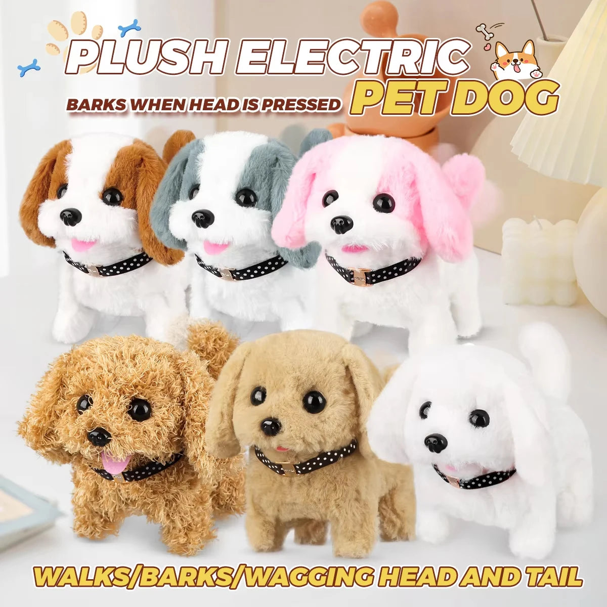 Electric Walking Plush Puppy