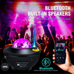 Galaxy Star Projector – Night Light with Bluetooth Music & Ocean Waves – Perfect Gift for Kids