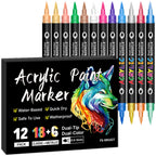 Artist's Dream Dual-Tip Acrylic Paint Markers