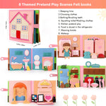 Montessori 3D Busy Book Story Cloth Activity Board