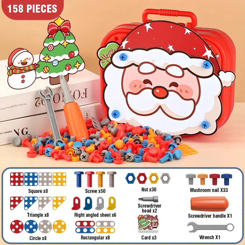 Electric Drill Screw Building Puzzle Set