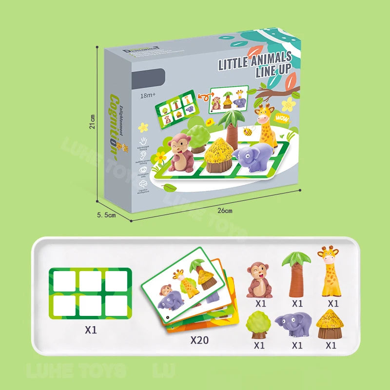 Animal Space Logic Matching Game