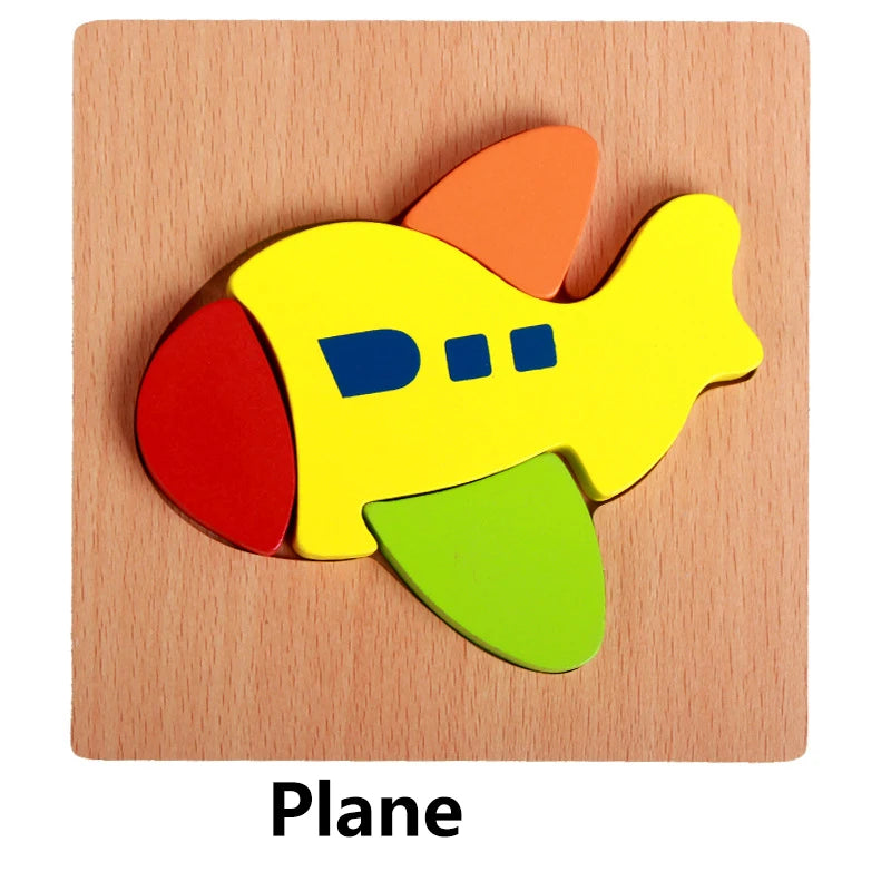 Chunky Wooden Jigsaw Puzzle (6 Designs)