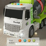 Inertia Concrete Mixer Truck Toy with Sound & Lights