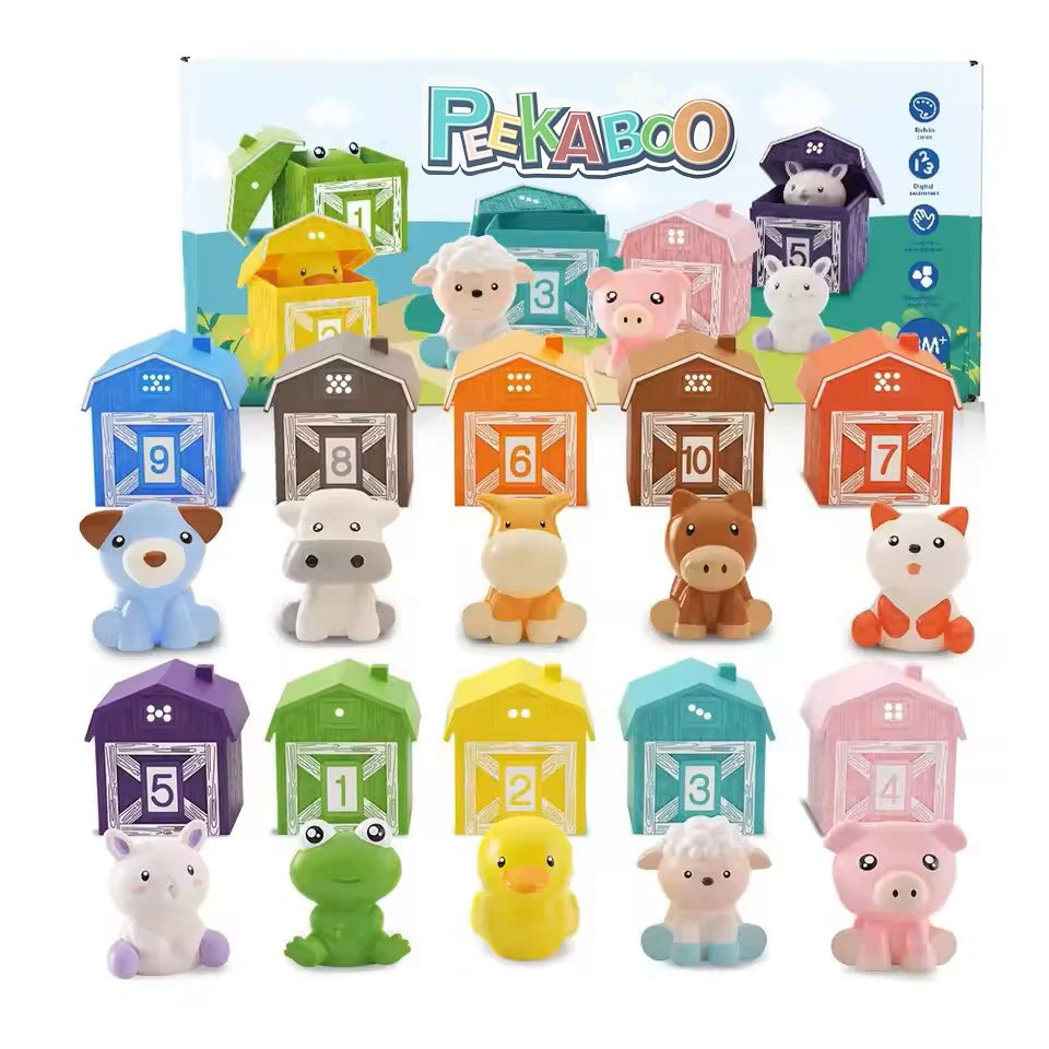 Farm Barn Finger Puppet Counting Set