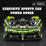 Keni Saige™ 1:8 Scale Supercar Building Blocks Model
