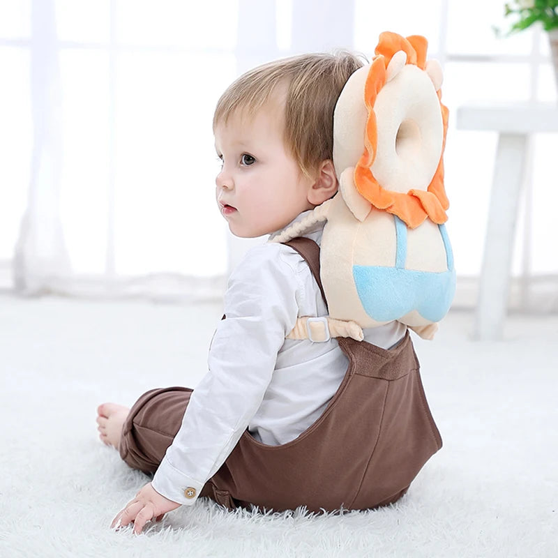 Anti-Fall Baby Backpack – Soft Head Protection
