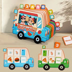 Reusable Math Sticker Quiet Book