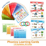 Master Reading Fast: Phonics Flash Cards for 20 Easy Stages!