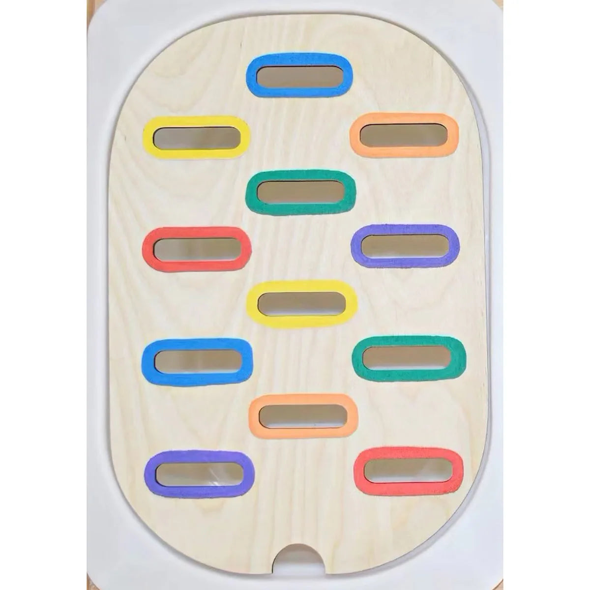 Montessori Sensory Table Wooden Tiles