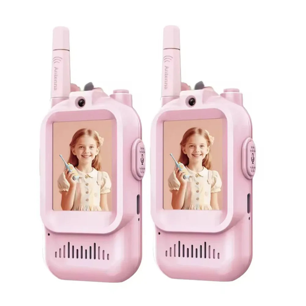 TalkPlay™ Video Walkie Talkies – Kids Rechargeable Video Intercom Set