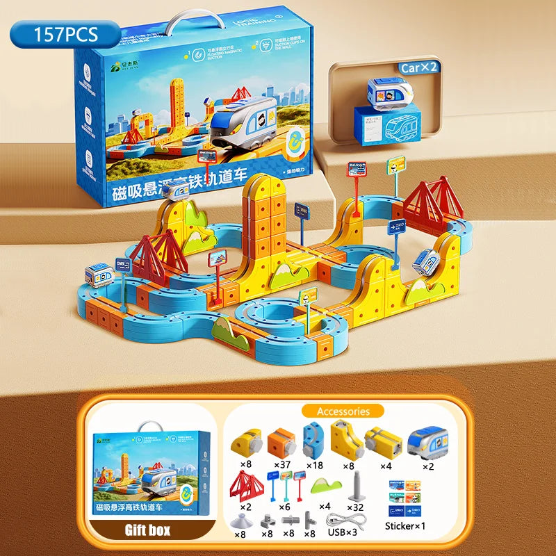 MagTrack Magnetic Train Set