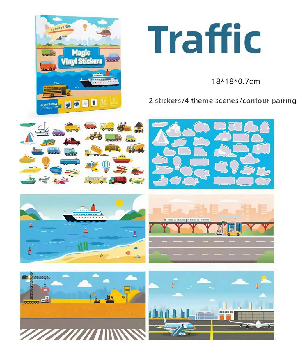 Magic Scene Sticker Book