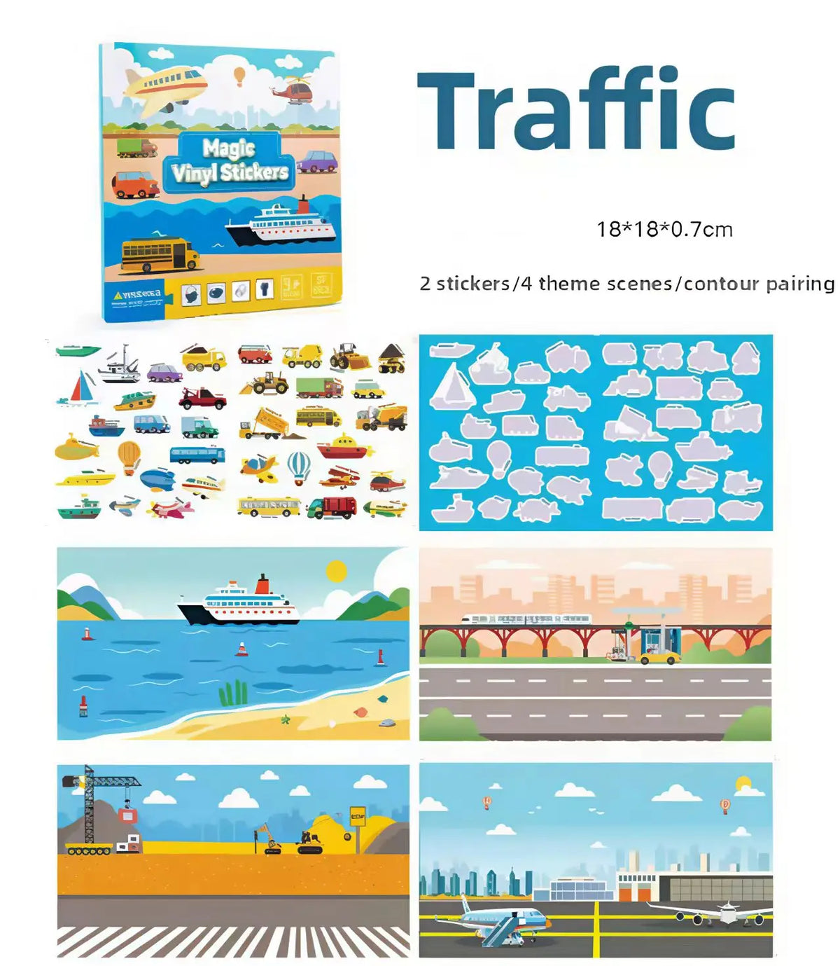 Magic Scene Sticker Book
